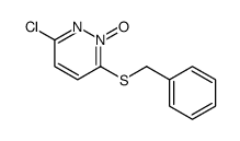 6-benzylsulfanyl-3-chloro-1-oxidopyridazin-1-ium Structure