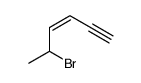 5-bromohex-3-en-1-yne Structure