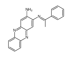 3-(1-phenylethylideneamino)phenazin-2-amine Structure
