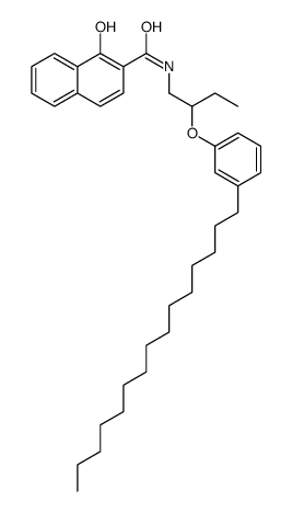 1-Hydroxy-N-[2-(3-pentadecylphenoxy)butyl]-2-naphthalenecarboxamide picture