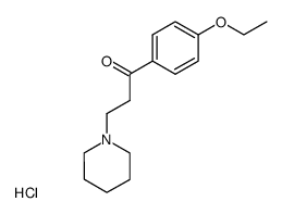 1-(4-ethoxy-phenyl)-3-piperidino-propan-1-one, hydrochloride结构式