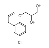3-(2-Allyl-4-chlorophenoxy)-1,2-propanediol structure