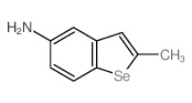 Benzo[b]selenophen-5-amine,2-methyl- Structure