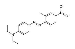 N,N-diethyl-4-[(2-methyl-4-nitrophenyl)diazenyl]aniline结构式