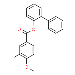 [1,1'-biphenyl]-2-yl 3-iodo-4-methoxybenzoate Structure