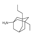 Tricyclo[3.3.1.13,7]decan-1-amine, 3-ethyl-5-propyl- (9CI) Structure