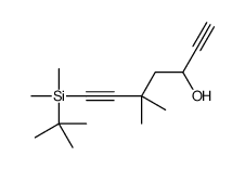 7-[tert-butyl(dimethyl)silyl]-5,5-dimethylhepta-1,6-diyn-3-ol Structure