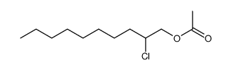 1-acetoxy-2-chlorodecane结构式