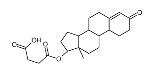 4-Oxo-4-{[(17β)-3-oxoestr-4-en-17-yl]oxy}butanoic acid Structure