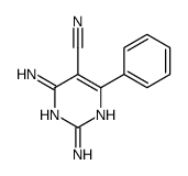 2,4-diamino-6-phenylpyrimidine-5-carbonitrile Structure