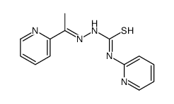 1-pyridin-2-yl-3-(1-pyridin-2-ylethylideneamino)thiourea Structure