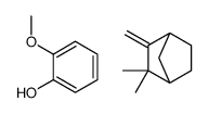 3,3-dimethyl-2-methylidenebicyclo[2.2.1]heptane,2-methoxyphenol结构式