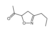 Ethanone, 1-(4,5-dihydro-3-propyl-5-isoxazolyl)- (9CI)结构式