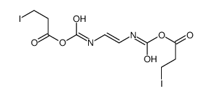 N,N'-Vinylenedicarbamic acid di(3-iodopropionic)dianhydride Structure