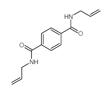 N,N-diprop-2-enylbenzene-1,4-dicarboxamide结构式