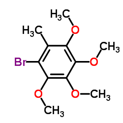 2-甲基-3, 4, 5, 6-四甲氧基溴苯结构式
