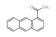 1-(蒽-1-基)乙酮结构式