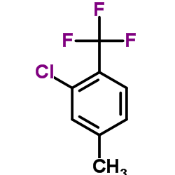 2-氯-4-甲基三氟甲苯结构式