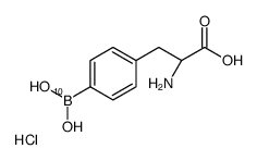 (2S)-2-amino-3-(4-dihydroxyboranylphenyl)propanoic acid,hydrochloride结构式