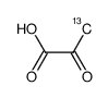 2-oxo-[3-13C]propionic acid结构式