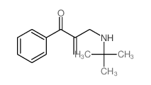 2-Propen-1-one,2-[[(1,1-dimethylethyl)amino]methyl]-1-phenyl-结构式