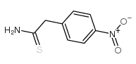 2-(4-硝基苯基)乙烷硫代酰胺结构式