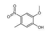 6-nitro-3-oxy-4-methoxy-toluene结构式