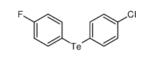 (4-chlorophenyl)(4-fluorophenyl)tellane Structure