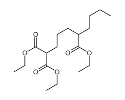 triethyl nonane-1,1,5-tricarboxylate结构式