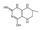 4(1H)-Pteridinone,2-amino-5,6,7,8-tetrahydro-7-methyl-,(S)-(9CI)结构式