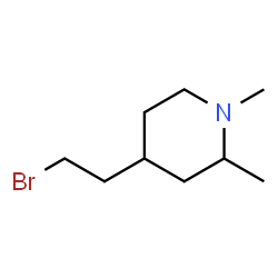 Piperidine, 4-(2-bromoethyl)-1,2-dimethyl- (8CI)结构式