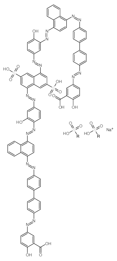 C.I. Direct Brown 74 (8CI) Structure