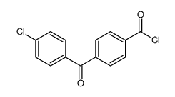 4-(4-chlorobenzoyl)benzoyl chloride Structure