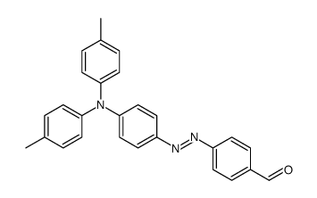 4-[[4-(4-methyl-N-(4-methylphenyl)anilino)phenyl]diazenyl]benzaldehyde Structure