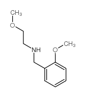 (2-甲氧基-苄基)-(2-甲氧基-乙基)-胺结构式