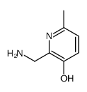 2-(aminomethyl)-6-methylpyridin-3-ol结构式