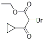 ethyl 2-broMo-3-cyclopropyl-3-oxopropanoate Structure