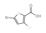 5-Bromo-3-chlorothiophene-2-carboxylic acid Structure