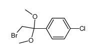 1-(2-bromo-1,1-dimethoxyethyl)-4-chlorobenzene结构式