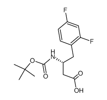 (3R)-3-[(叔丁氧羰基)氨基]-4-(2,4-二氟苯基)丁酸图片