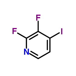 2,3-二氟-4-碘吡啶结构式