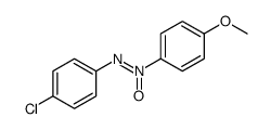 (4-chlorophenyl)imino-(4-methoxyphenyl)-oxidoazanium结构式