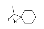 (Diiodomethyl)cyclohexane-1-d Structure