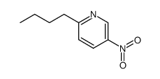 2-butyl-5-nitro-pyridine Structure