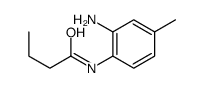 N-(2-amino-4-methylphenyl)butanamide structure