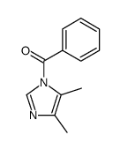 1-benzoyl-4,5-dimethyl-1H-imidazole Structure