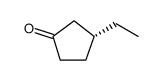 Cyclopentanone, 3-ethyl-, (3R) Structure