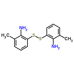 2,2'-Disulfanediylbis(6-methylaniline) structure