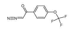 2-diazo-4'-trifluoromethoxyacetophenone Structure