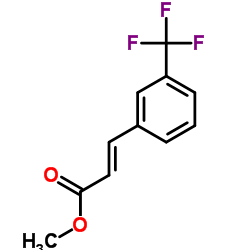 3-(3-(三氟甲基)苯基)丙烯酸甲酯结构式